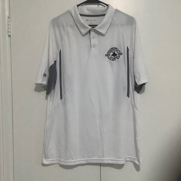 Men's Million Dollar Cowboy Bar Jackson Hole WY Polo Shirt Size Large - Picture 1 of 4